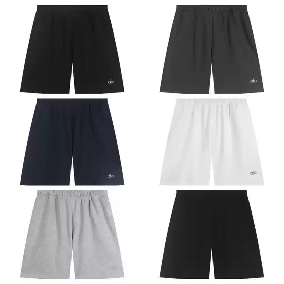 26Ss Cross-Border Alo Letter American-Style Trendy Brand High-End Version High Street Casual Loose Versatile Summer Men's Shorts