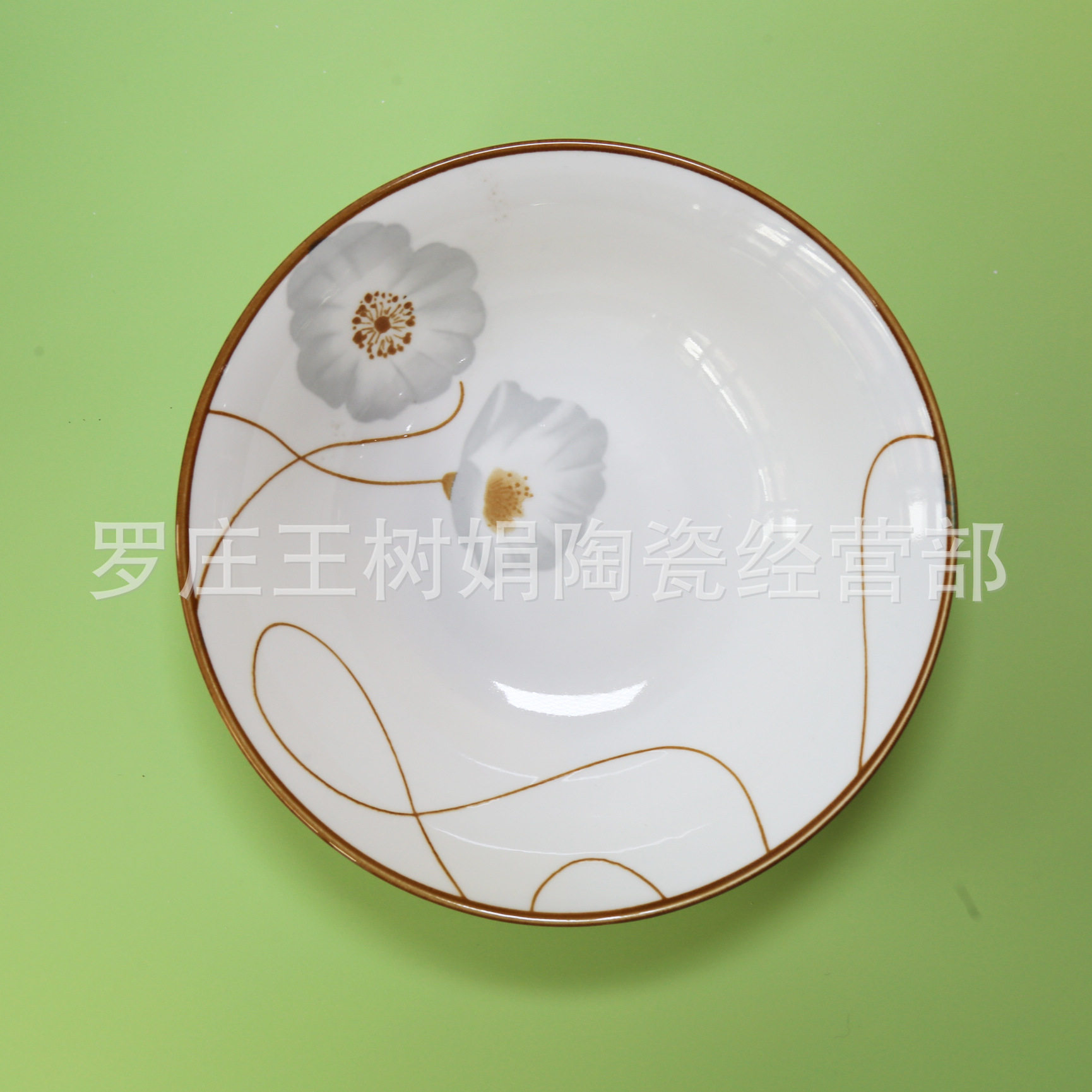 Shanxi printing 7-inch Bucket Bowl Noodle Bowl soup bowl Beef Noodle Bowl vegetable plate factory wholesale 2 yuan shop purchase household porcelain
