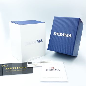 2025 high-end fashion blue reinforced hard imitation leather PU leather pillow watch packaging box factory in stock direct supply