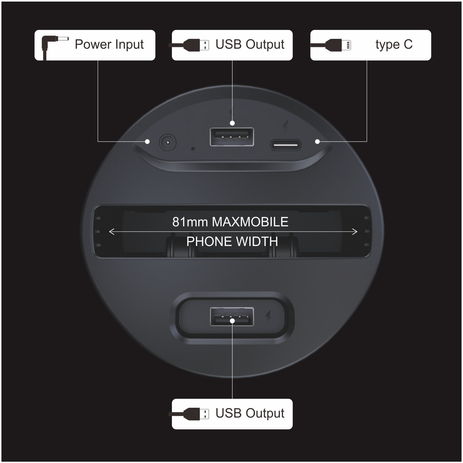 X13 car water cup wireless charger Apple mobile phone AirPods headset USB direct charging three-in-one fast charging