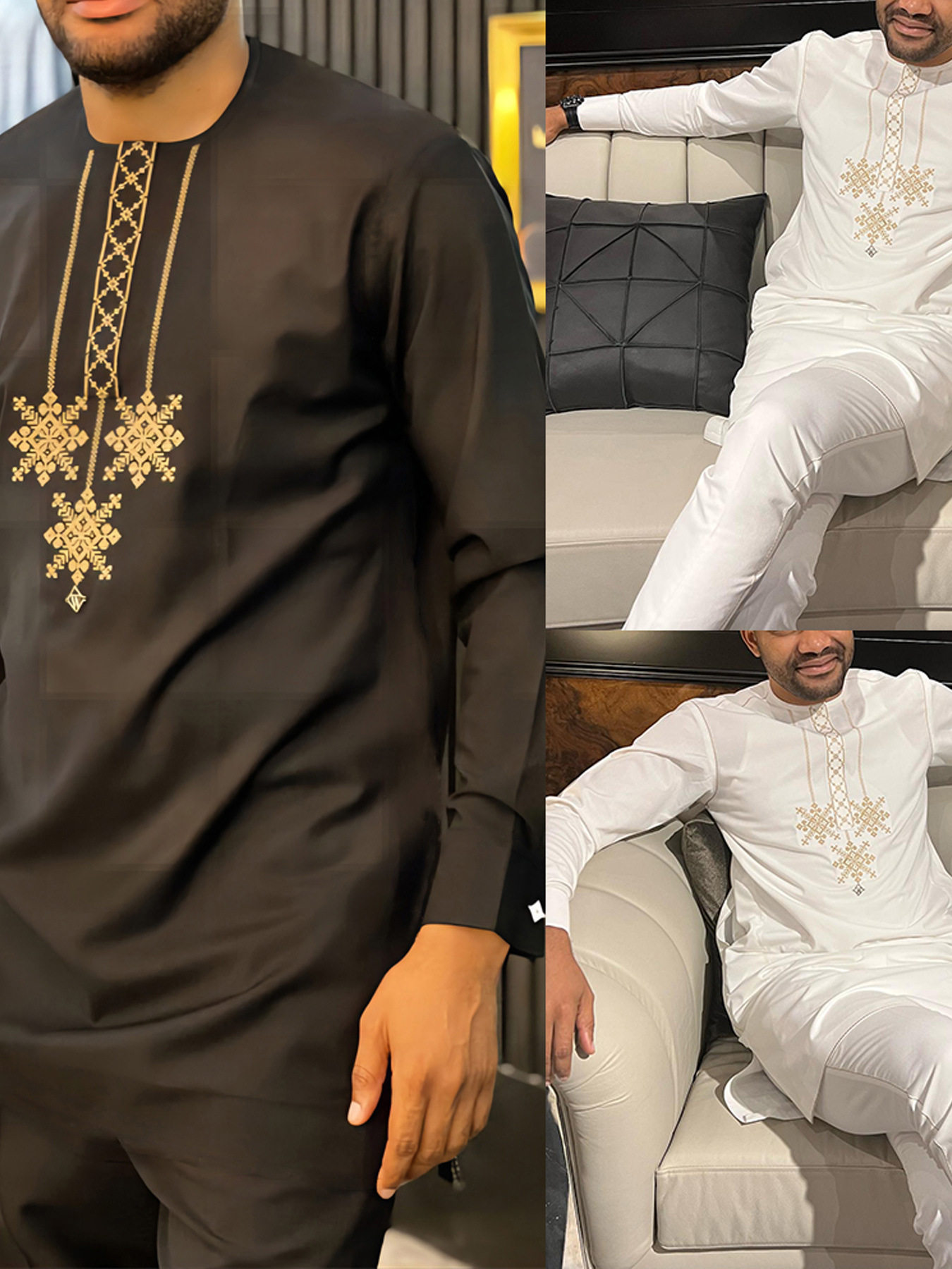 Men's Embroidered Suit