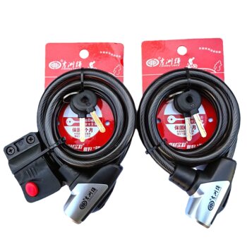 Jizhou 5119A mountain bike bicycle wire lock anti-theft chain lock bicycle steel cable electric car bicycle accessories