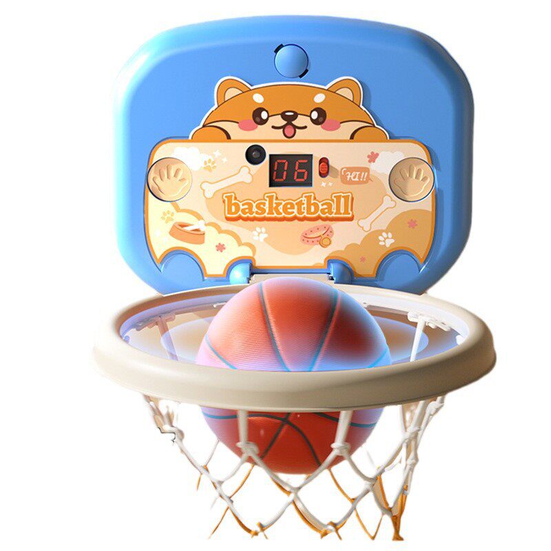Cross-Border Punching Boy Toy Popular Basketball Stand Home Baby Tiktok Wall-Mounted Indoor Score-Free Children's Basket