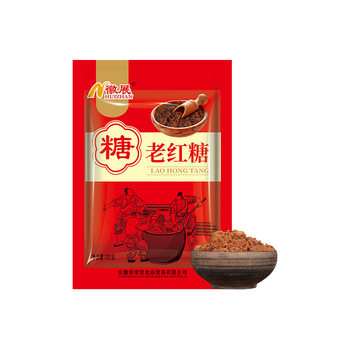 [Free Shipping] 9 Bags of 302g Old Brown Sugar Manufacturer Wholesale Huizhan Sugar Cane Brown Sugar Girls Postpartum Period Brown Sugar Powder