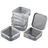 Rectangular Transparent Plastic Box Bean Storage Box Pp Flip Box Hardware Plastic Parts Packaging Empty Box Small Box
