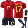 No. 17 with socks + protective gear