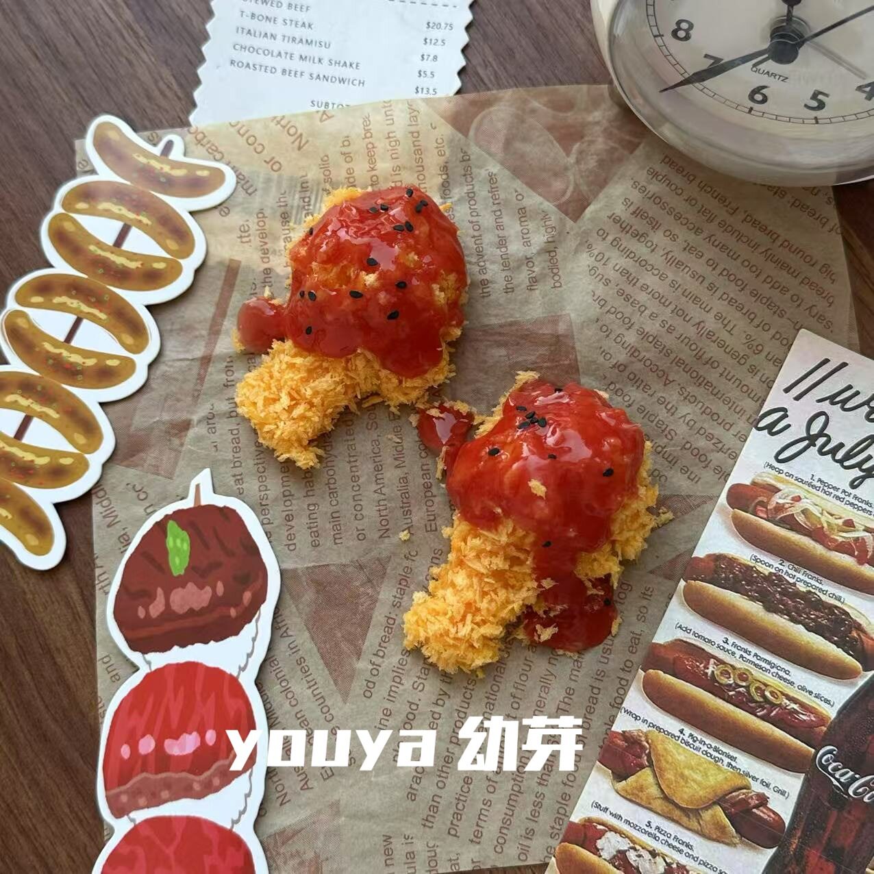 アンバーソースの唐揚げ