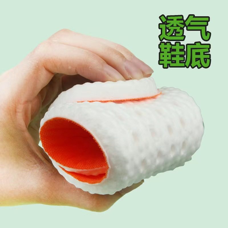 Popcorn boost feeling super soft sports running military training shock absorption sports latex PU men's and women's insoles manufacturers