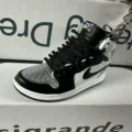 57. Black and silver toe