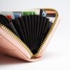 Hot-Selling Embroidered Accordion Card Holder, Fashionable Plaid Multi-Card Slot Id Holder, Credit Card Holder, Mini Coin Card Holder