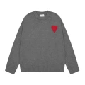 Dark gray red heart