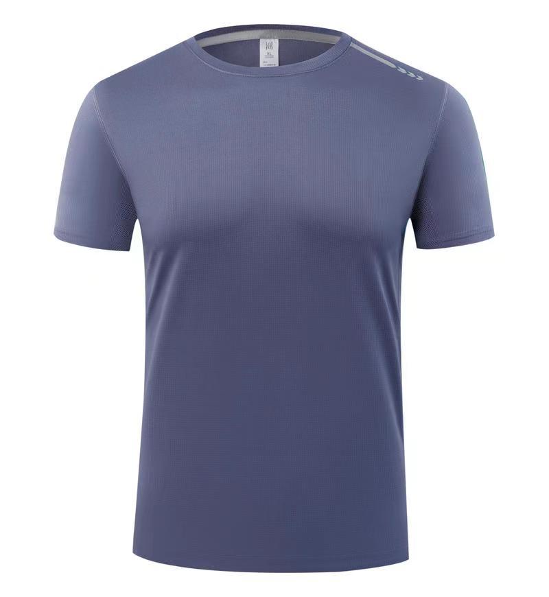 夏高品质圆领薄款透气速干T恤定制 户外运动跑步团建活动服印绣字