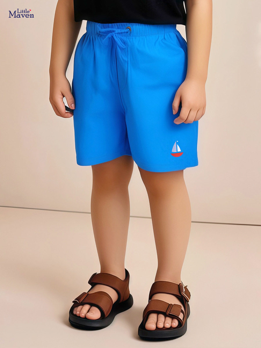 [Style] Boys' Shorts, Cotton Toddler & Kids' Summer Pants, Offset Printed Cartoon Kids' Trousers