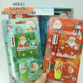 Santa Claus 6-Color Pen Notebook Set