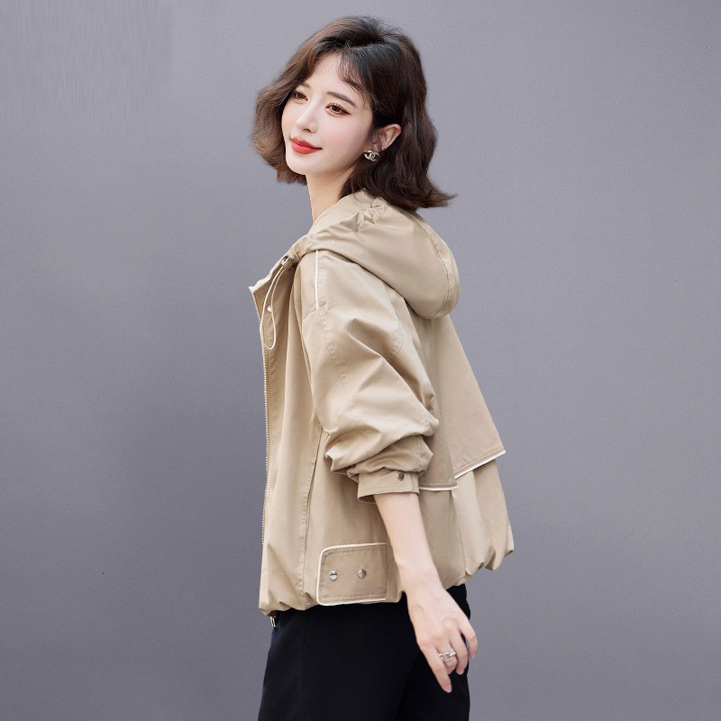 (Mới) Mã L3473 Giá 1640K: Áo Khoác Nữ Wotdyi Mũ Liền Hàng Mùa Xuân Thu Đông Thời Trang Nữ Chất Liệu G05 Sản Phẩm Mới, (Miễn Phí Vận Chuyển Toàn Quốc).