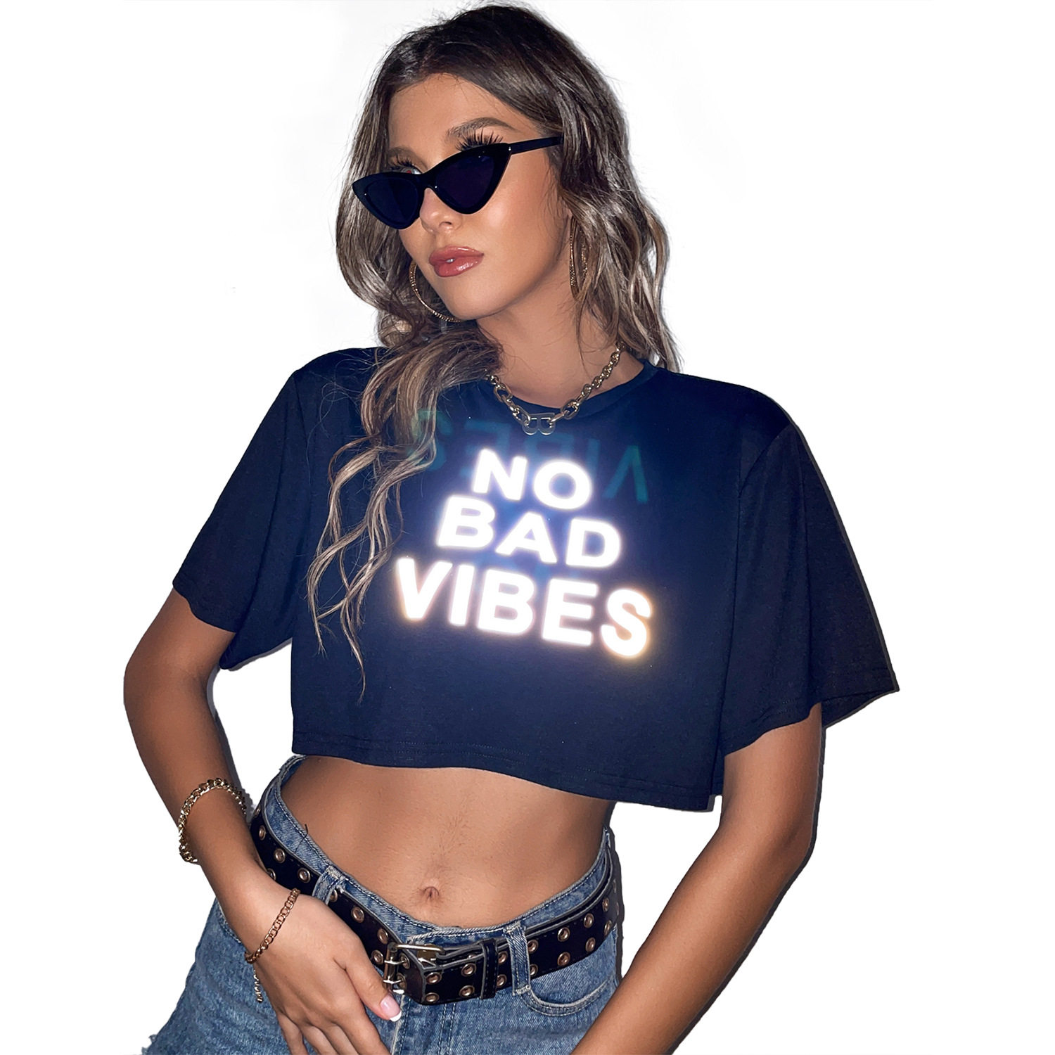 Casual Printed Short Sleeve T Shirt Trendy Boyfriend Style Versatile Design Comfortable Fabric Perfect for Everyday