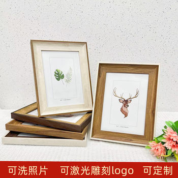 American simple photo frame 6 inch 7 inch 8 inch calligraphy ornaments A4 table studio Wedding Photo Wall 8 open picture frame wholesale