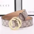 Brown gold buckle