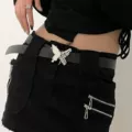 Half net butterfly [black] -102cm