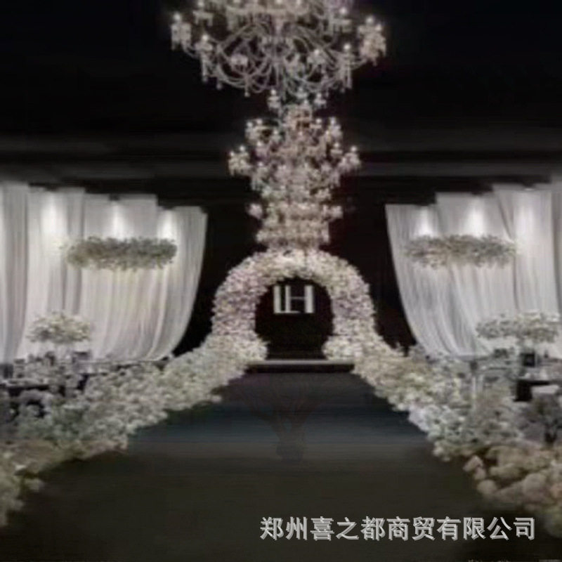 Wedding Milk Silk Backdrop Curtain Hotel Wedding Drape Stage Wedding Curtain Venue Curtain Handmade Craft