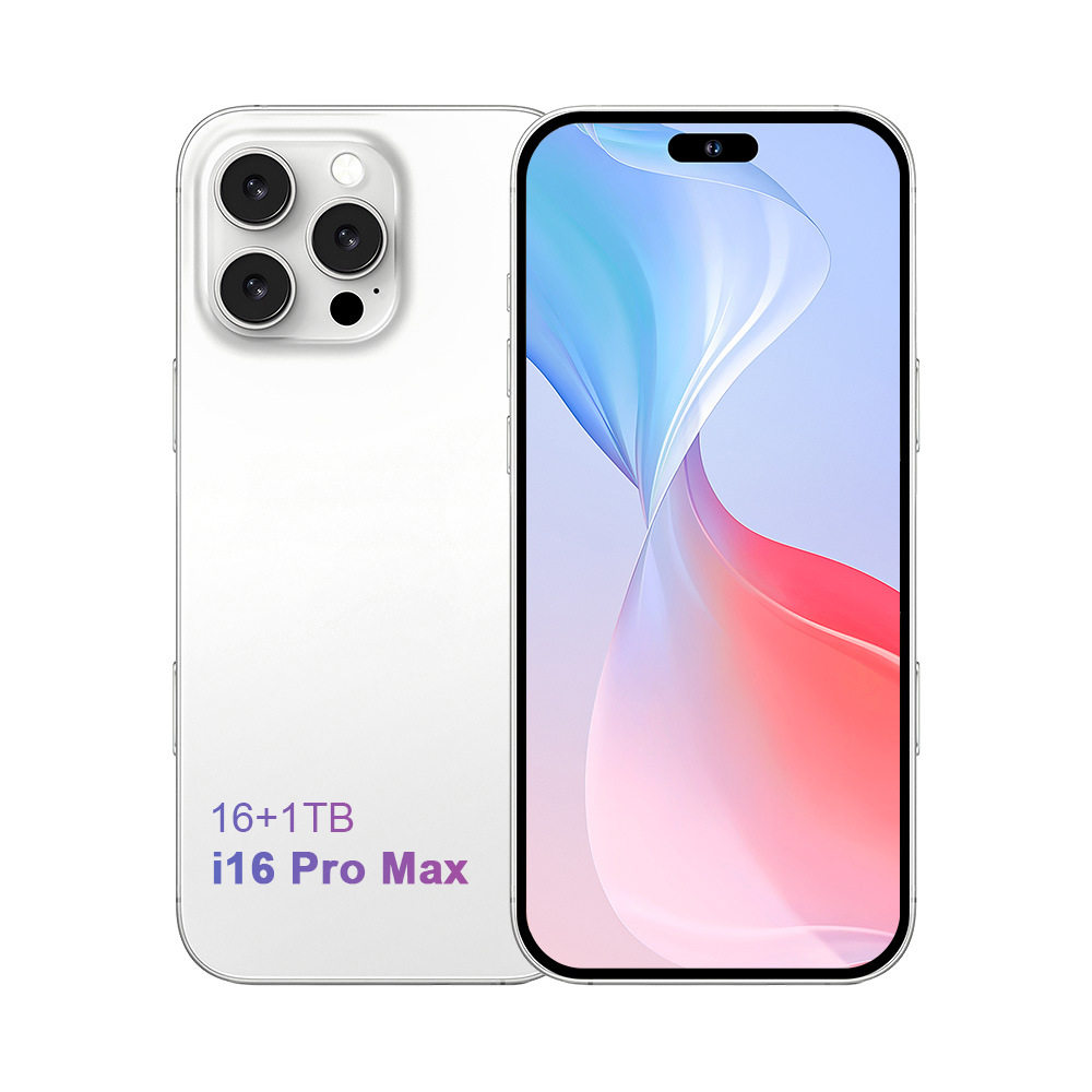 新款跨境手机 I16ProMax 6.73寸智能4+64G安卓10外贸4G全网通1:1