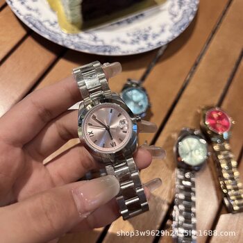Vv292 Series Candy Color Series Western Micro Queen Mother Microan Cherry Quartz Watch Ins Girl Style Dropshipping Calendar