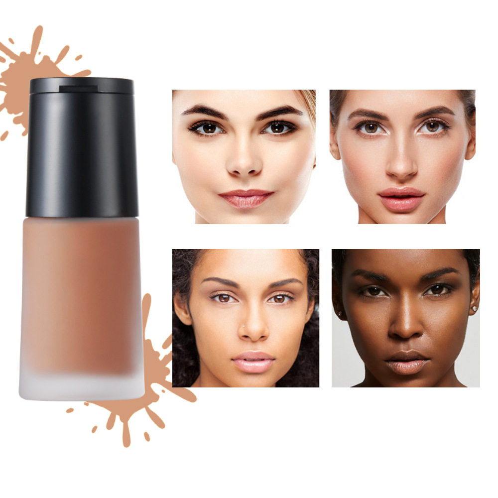 Neutral LOGO-free liquid foundation concealer second moisturizing cross-border cream foundation liquid powder makeup in stock