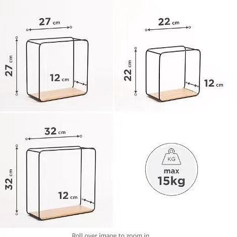 Finishing Wrought Iron Storage Folding Storage Rack Living Room Book Kitchen Bathroom Rack Punch-Free Wall Rack Wall-Mounted Storage Rack