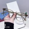 Plain-looking artifact can be equipped with myopia glasses men and women Korean style box round face ins style glasses frame big face thin 8641
