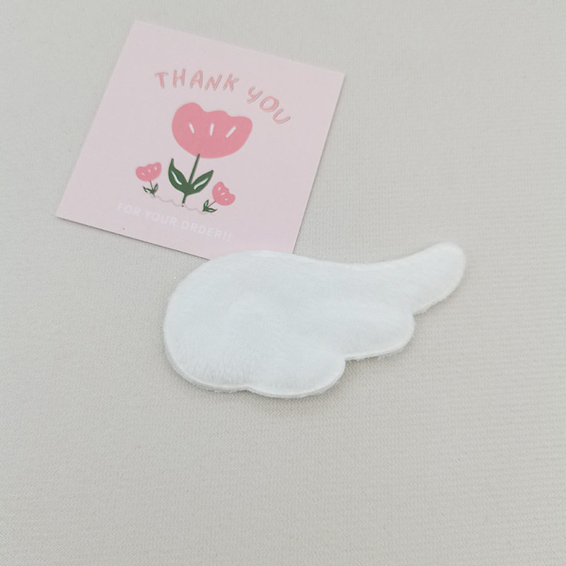 厂家超柔双面天使翅膀diy儿童袜子服装玩具辅料装饰布艺翅膀配件