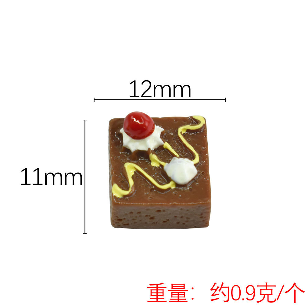 仿真食玩蛋糕树脂diy配件小摆件奶油胶配饰过家家玩具滴胶手机壳