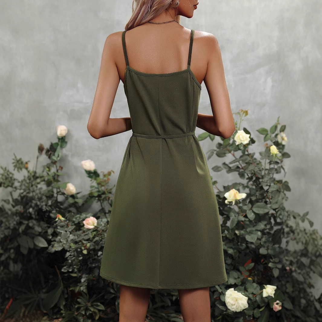 Sleeveless Off Shoulder Casual Beach Dress Lightweight Fabric Comfortable Fit Summer Style Wholesale Available