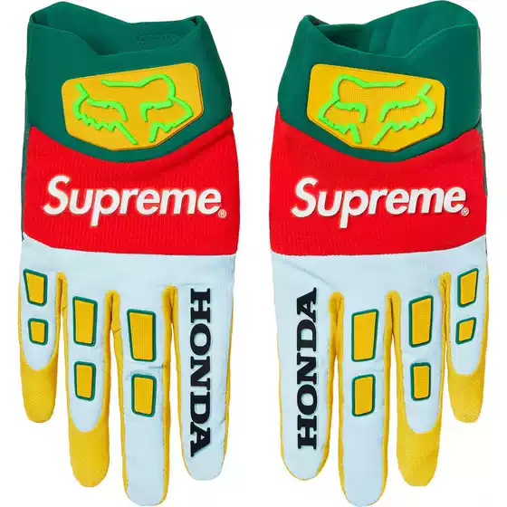 Cross-border co-brand FOX cross-country motorcycle riding gloves breathable non-slip touch screen thin all-finger gloves