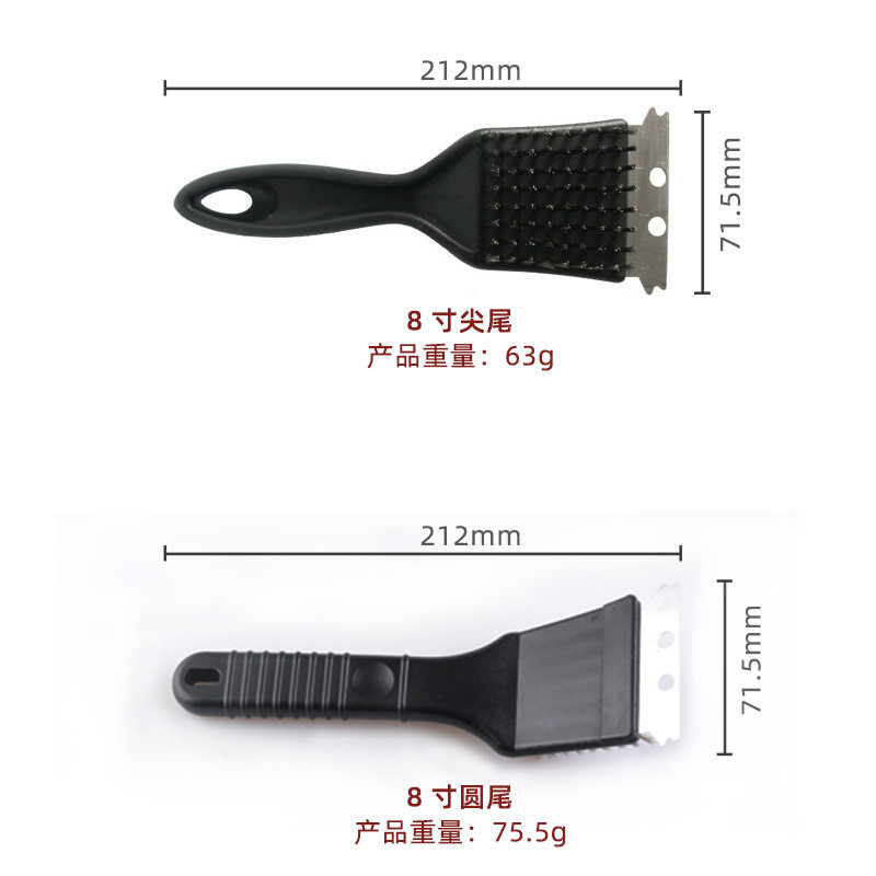 Barbecue Brush Manufacturer Stainless Steel Barbecue Cleaning Brush Oven Cleaning Brush Kitchen Wire Brush Bbq Barbecue Tools