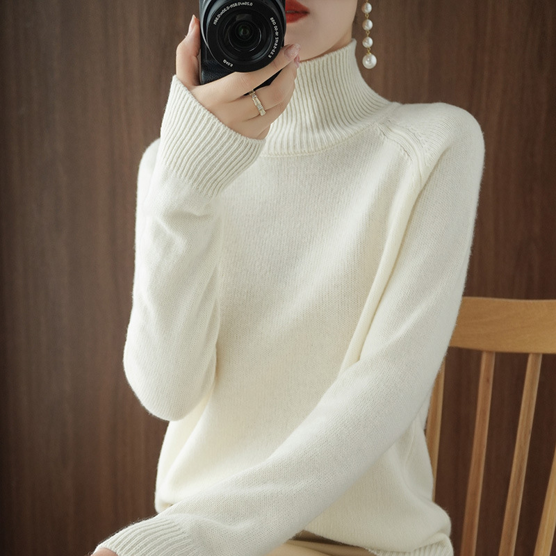 Autumn and winter new stand-up collar pullover sweaters for...