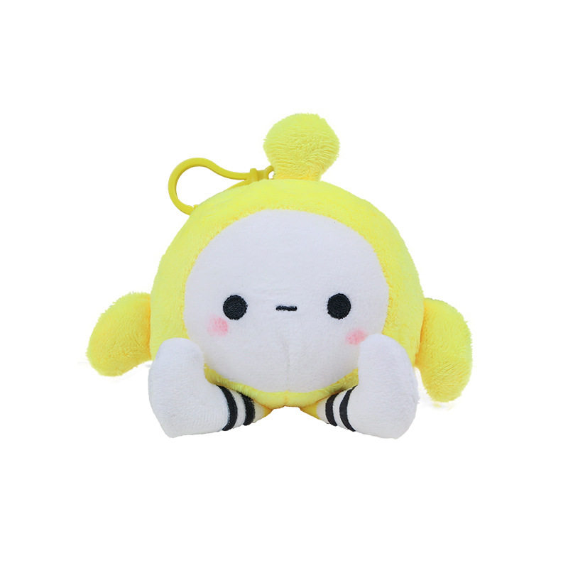 抖音同款会说话的蛋仔玩偶娃娃钥匙扣毛绒玩具公仔蛋仔派对挂件女