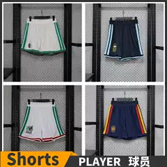 Wholesale 26 World Cup National Team Player Shorts Spain Argentina Mexico Football League Adult Dropshipping