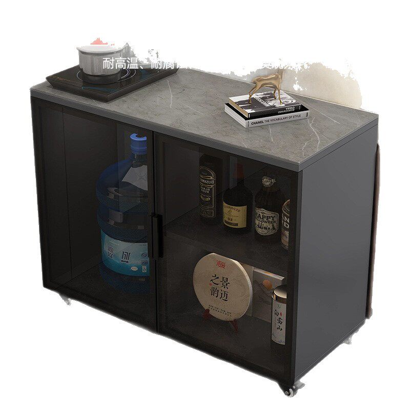 Light Luxury Slate Sofa Side Cabinet Living Room Side Cabinet Household Removable Side Cabinet Storage Cabinet Tea Cabinet Storage Cabinet