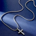 silver 01 20inch stainless steel twist chain