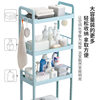 Bai Kang Bathroom Toilet Storage Rack Wall-Mounted Wall Storage Toilet Washroom Basin Rack Floor-Standing Storage Rack