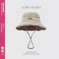 Hyun-a Kim with big eaves fisherman hat-khaka