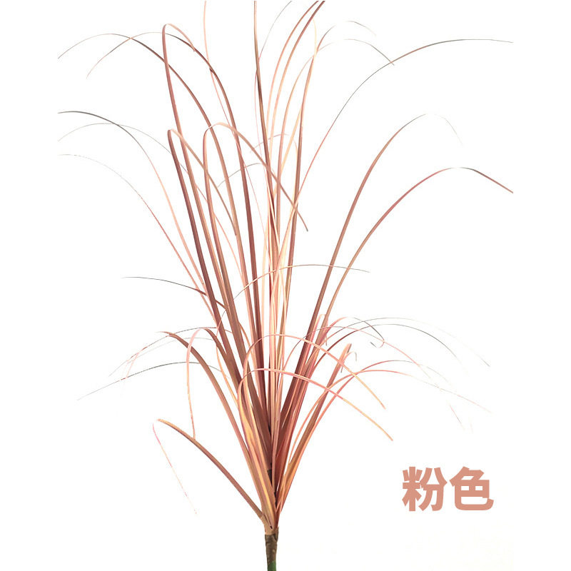 北欧ins风格家居仿真单支蒲草 室内仿真植物墙仿真芦苇洋葱草假花