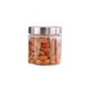 Stainless Steel Lid Glass Sealed Storage Jar Household Grain Storage Jar Snack Candy Tangerine Peel Storage Jar