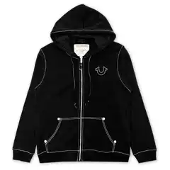 Hooded Cardigan with Letter Print, Solid Color Sweatshirt Top, 2025 Spring and Autumn Cross-Border American Retro Zipper Jacket