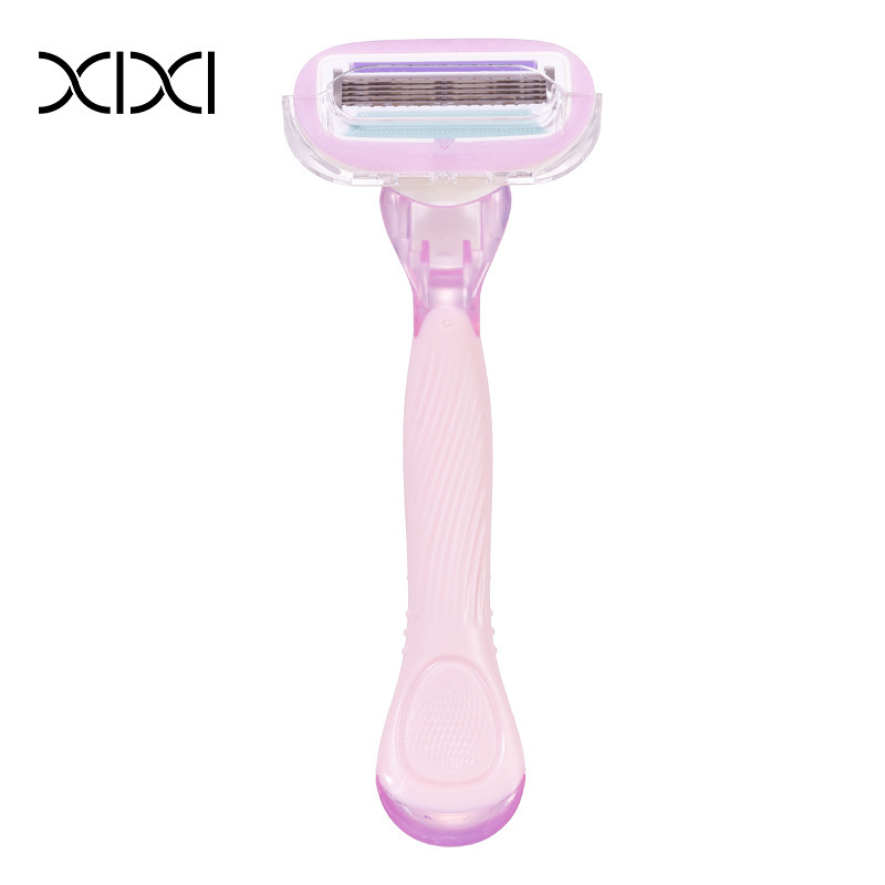 xixi芦荟悦滑刮毛刀女士剃毛刀腋毛腿毛手动脱毛小巧便携