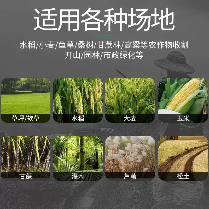 Boda mower side-mounted backpack gasoline engine four-stroke multi-function land-opening garden agricultural harvesting weeding