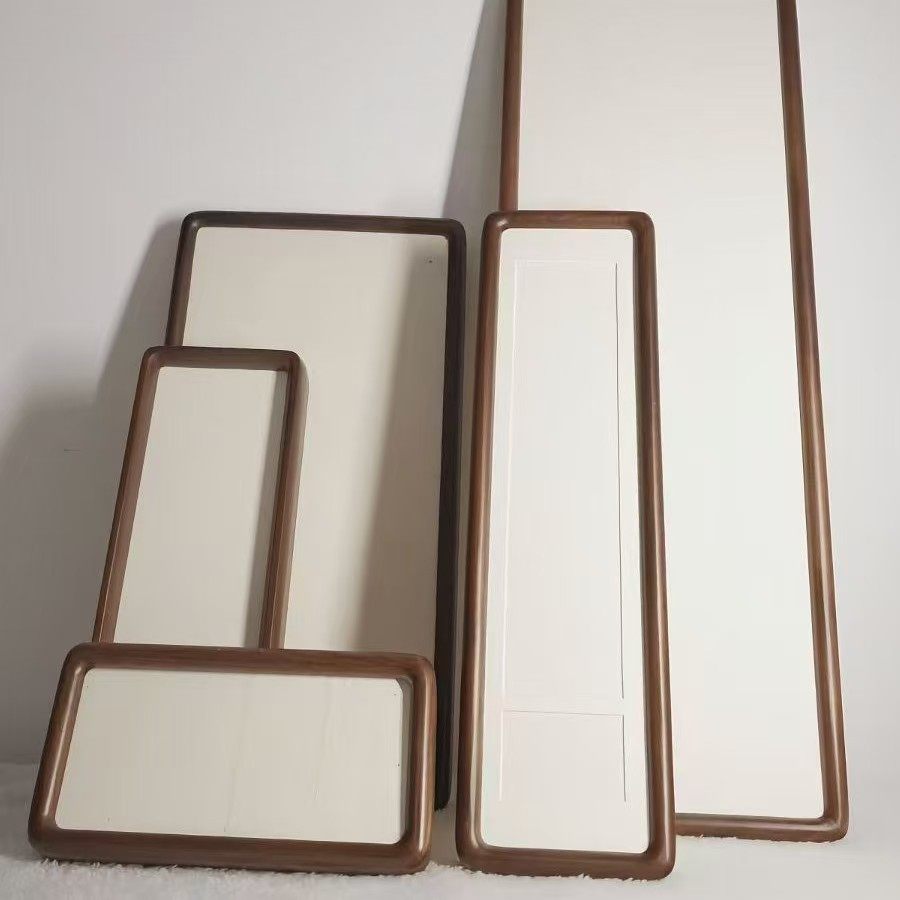 Long solid wood photo frame wholesale mortise and tenon black walnut calligraphy and painting mounting frame photo multi-palace frame hanging wall