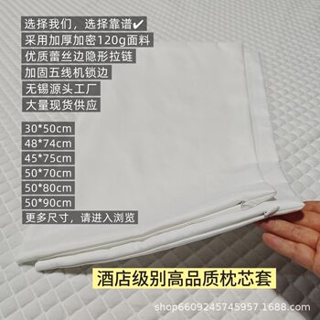 Wuxi Factory in stock High Quality Polyester White Sanding Cloth Inner Pillow Case PP Cotton Pillow Inner Pillow Case Hotel Pillow Core Case