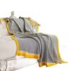 Nordic Style Living Room Sofa Blanket Knitted Nap Blanket Office Autumn and Winter Air-conditioning Blanket Bed Tail Car Cover Blanket