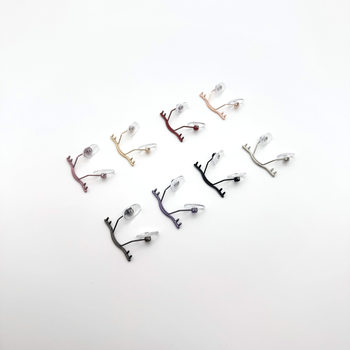 Frameless Nose Bridge Hanging Support, Frameless Cut-Edge Glasses Bracket, Eight-Hole Nose Bridge, Cross-Beam Nose Frame Accessories Repair